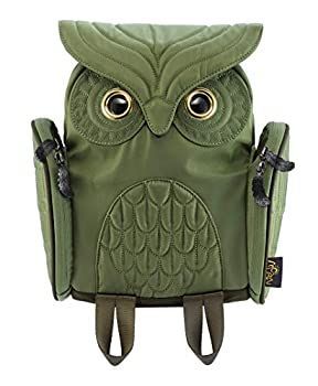 【中古】(非常に良い)MORN　CREATIONS　モーンクリエイションズ　ミミズククラシック　バックパック　S　オリーブ　OW-303OLV