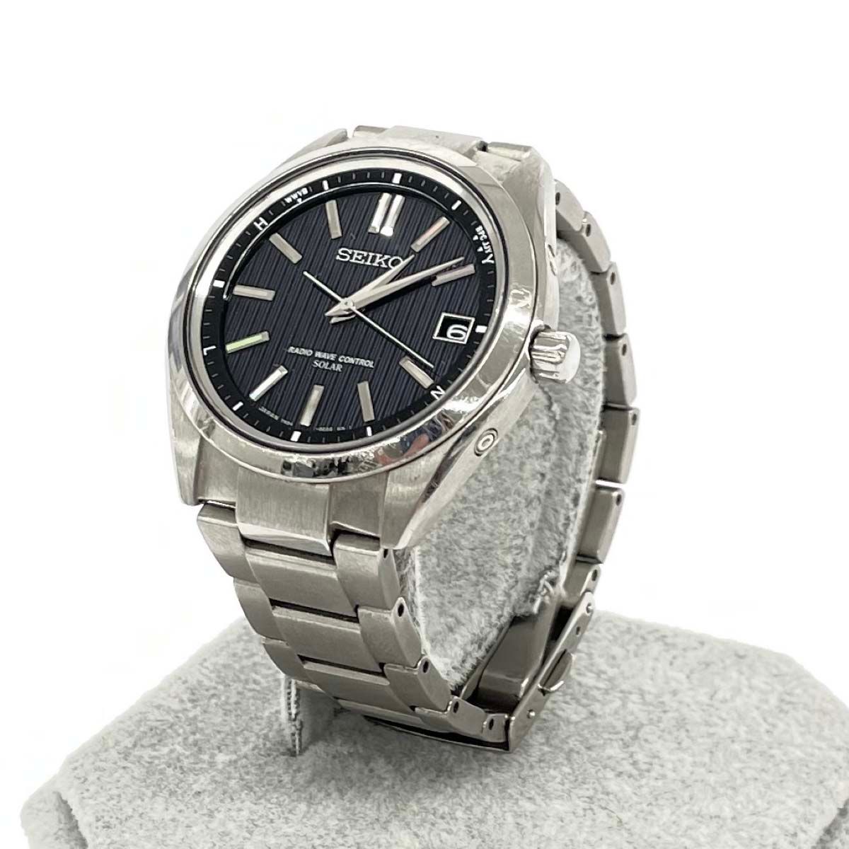 SEIKO セイコー ブライツ 7B24-0BH0 電波ソーラー デイト チタン 