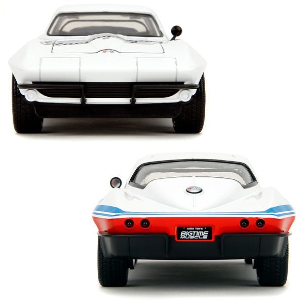 送料込み　JADATOYS 1:24 BTM 1966 Chevy コルベット 楽天市場】シボレー コルベット 1966 ミニカー アメ車 1/24 ダイ