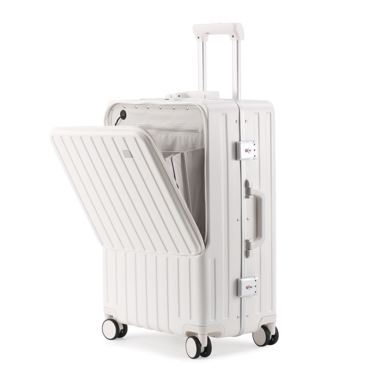 フロントオープン 超軽量 Sサイズ 8輪 機内持ち込み スーツケース