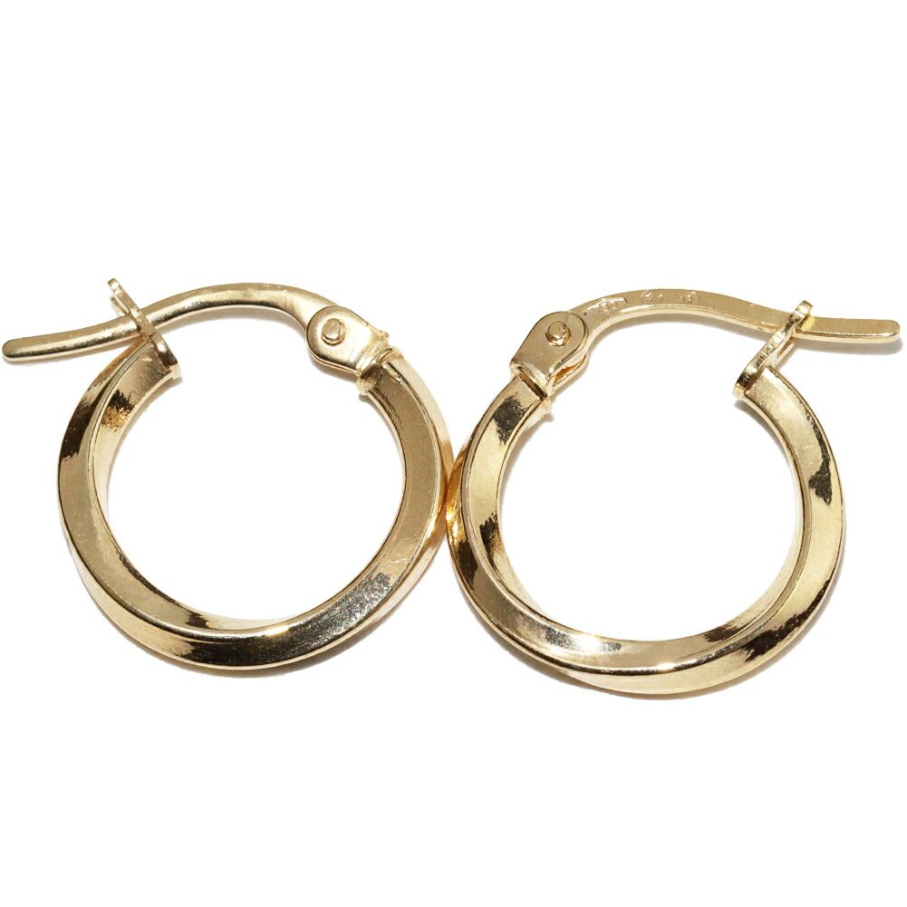 ウノアエレ ピアス K18YG フープピアス - メルカリ