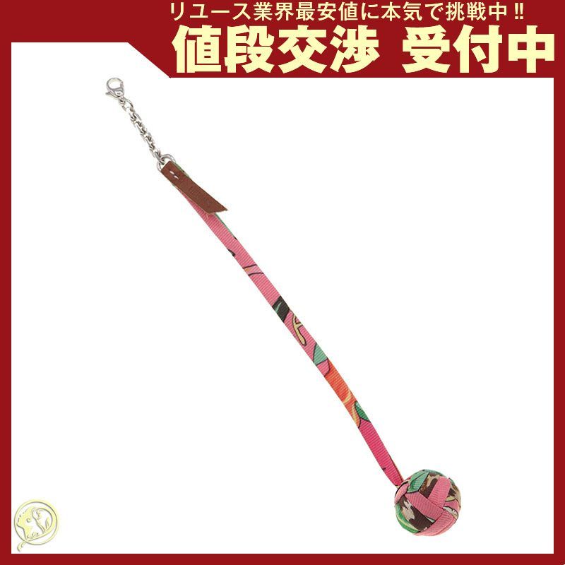 エルメス 手帳マーカー ピンク系 シルク 栞