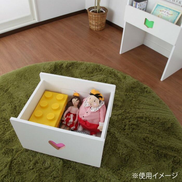 おかたづけしたくなるワゴン付きマガジンラック TSM-59