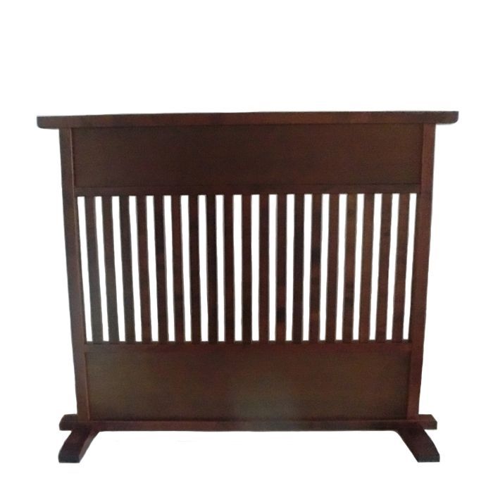 和風 衝立 格子 W106.5H88 メープル無垢材