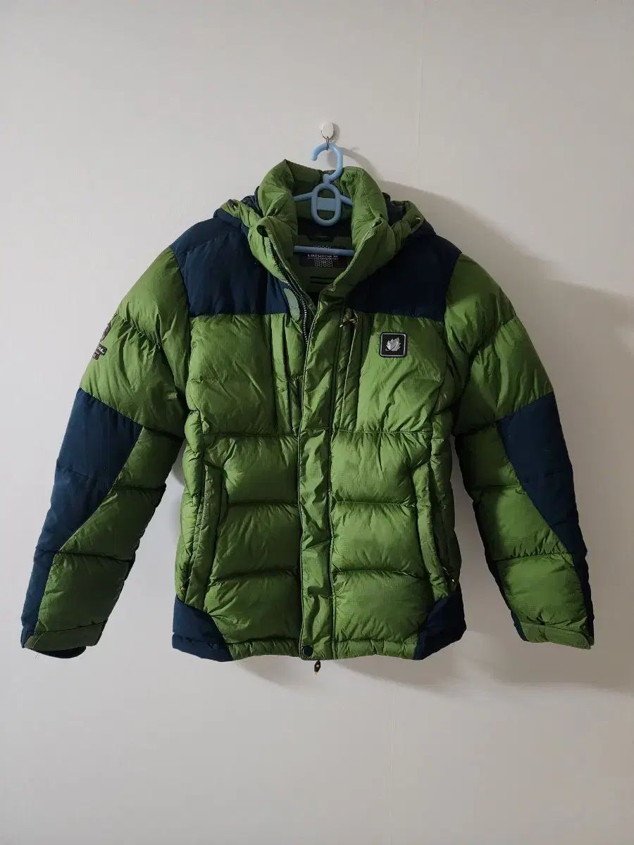 ラフマ グリーン|ネイビー グースダウン ダウン 100