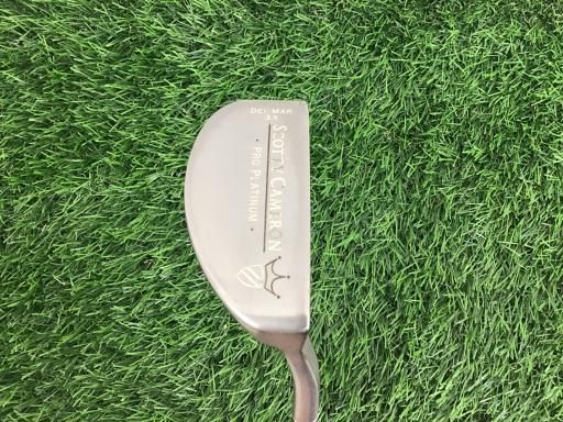タイトリスト SCOTTY CAMERON PRO PLATINUM DEL MAR 3.5 ●●● パター PT Micro Bell フレックスその他 メンズ 男性用 右利き 右用 Cランク ゴルフクラブ