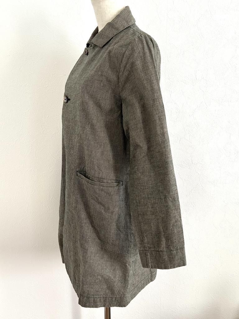 日本製】Pal'las Palace パラスパレス ステンカラーコート 千鳥格子