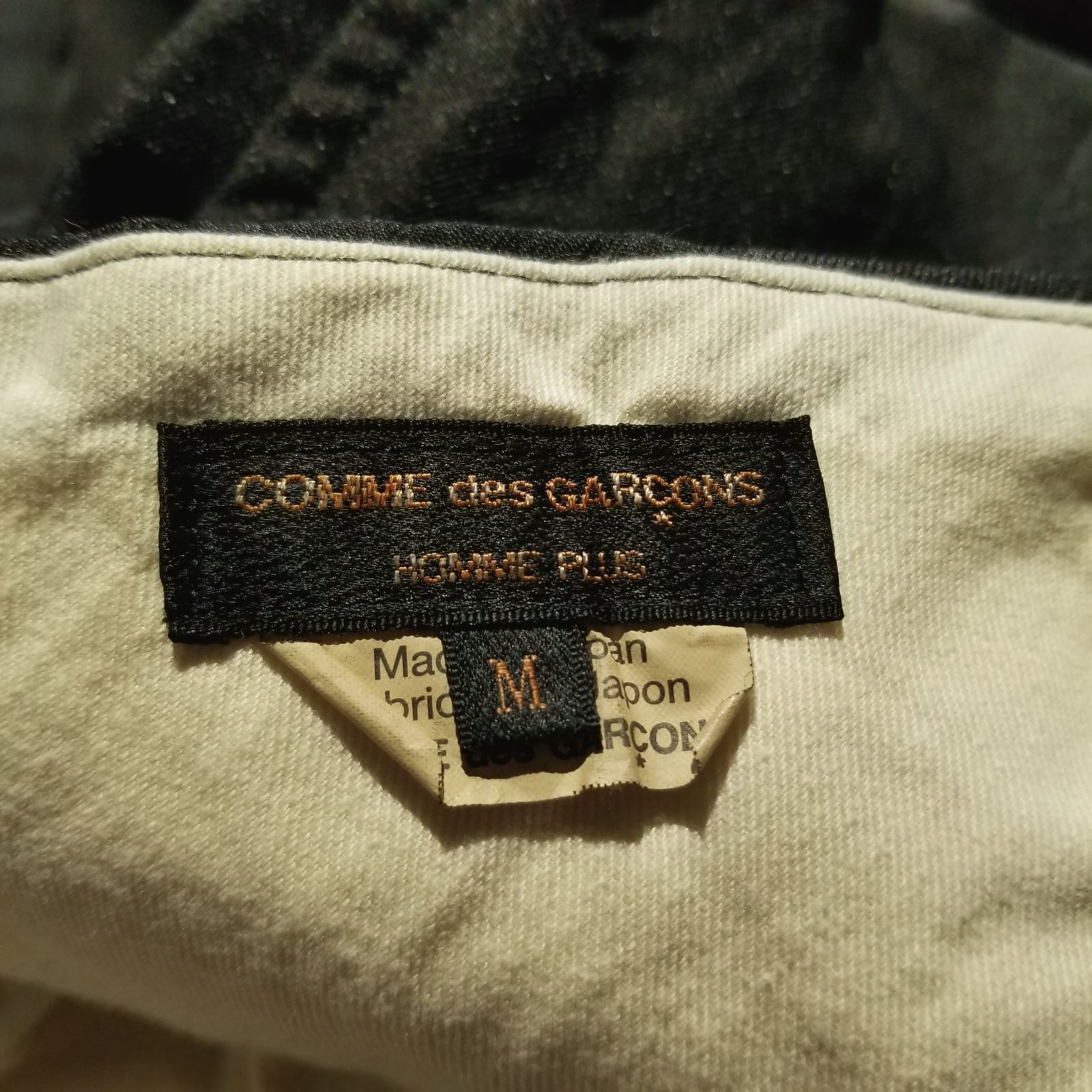 COMME des GARCONS HOMME PLUS 25ss 定番 エステル縮絨 2タックワイド