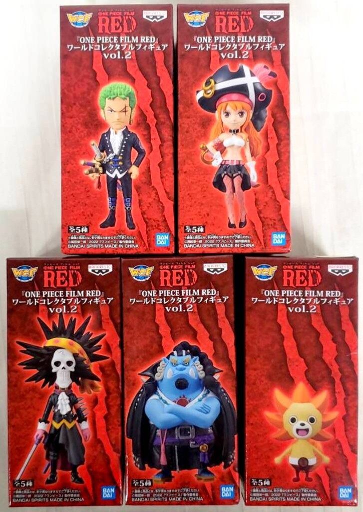 ワンピースFILM RED ワールドコレクタブルフィギュアvol.2 5個セット Amazon.co.jp: ワンピース 「ONE PIECE FILM RED」 ワールド