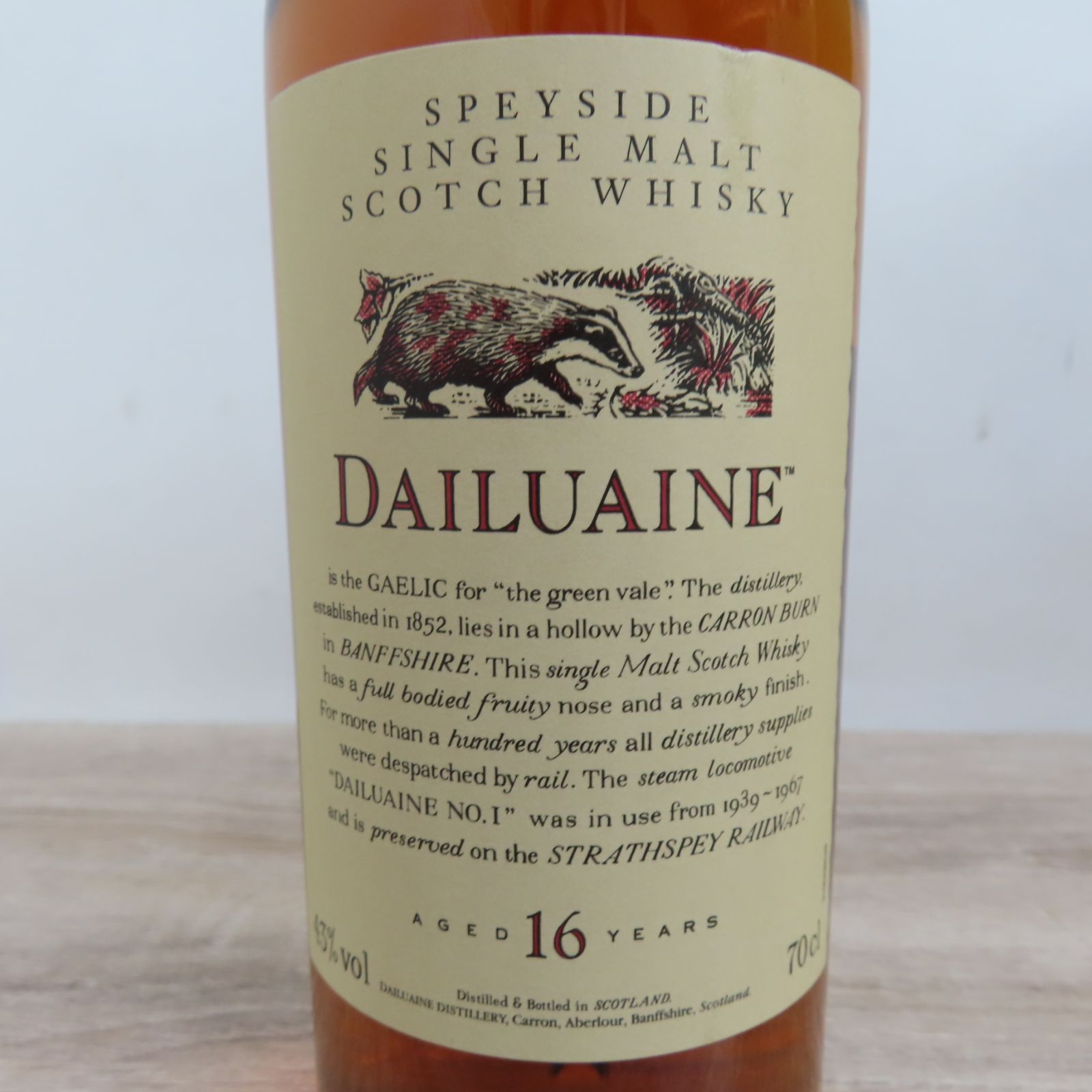 販売 未開封品 ダルユーイン 16年 700ml スコッチウイスキー DAILUAINE