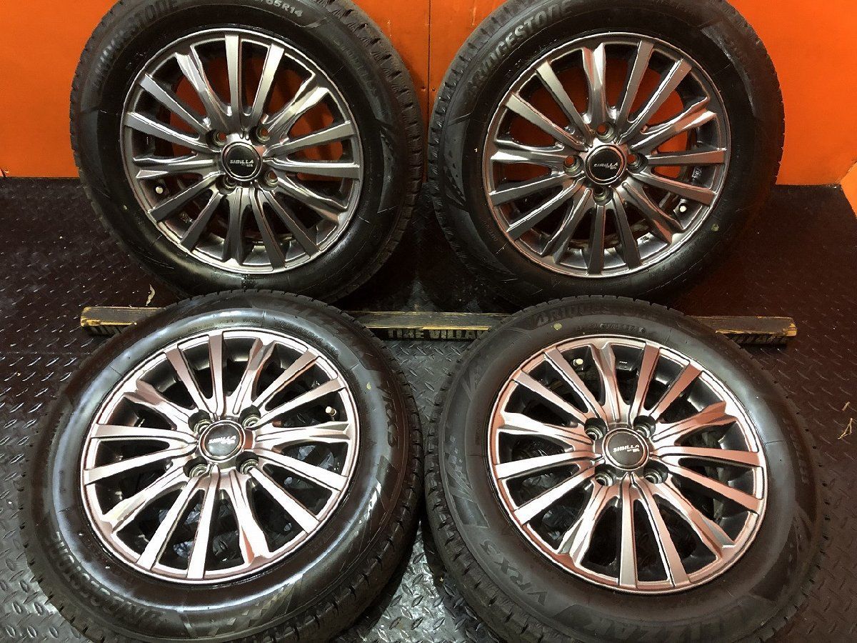 165/65R14 タンク/ルーミー/トールBRIDGESTONE BLIZZAK VRX2 14X5.5　4穴　PCD：100 BALMINUM TR10/バルミナ TR10 タンク ルーミー トール 165&frasl;65R14 ホイールセット | ブリヂストン