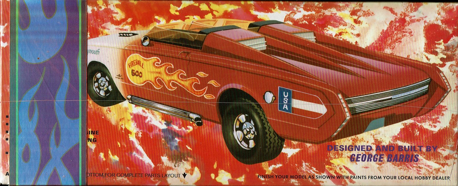 ファイアボール500 SSXR バリスカスタム 1/25 amt 1/25 ファイヤーボール バリス カスタム Fireball 500 Barris