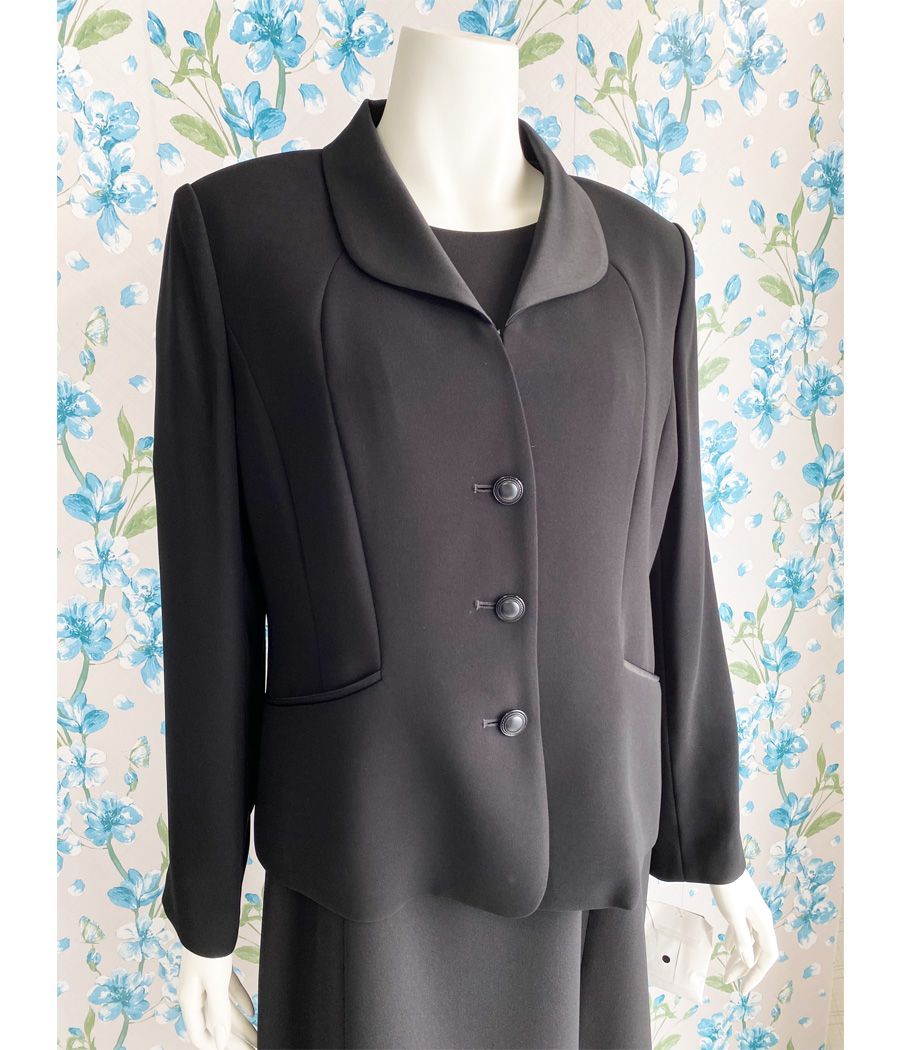 ブラックフォーマルアンサンブル2点セット