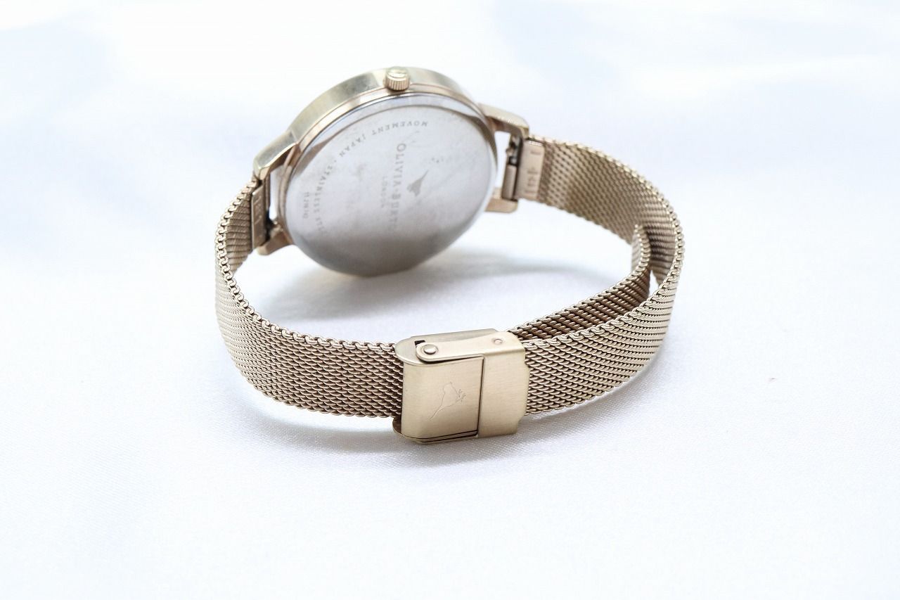 オリビアバートン　時計 W250-53】動作品 電池交換済 OLIVIA BURTON オリビアバートン 花