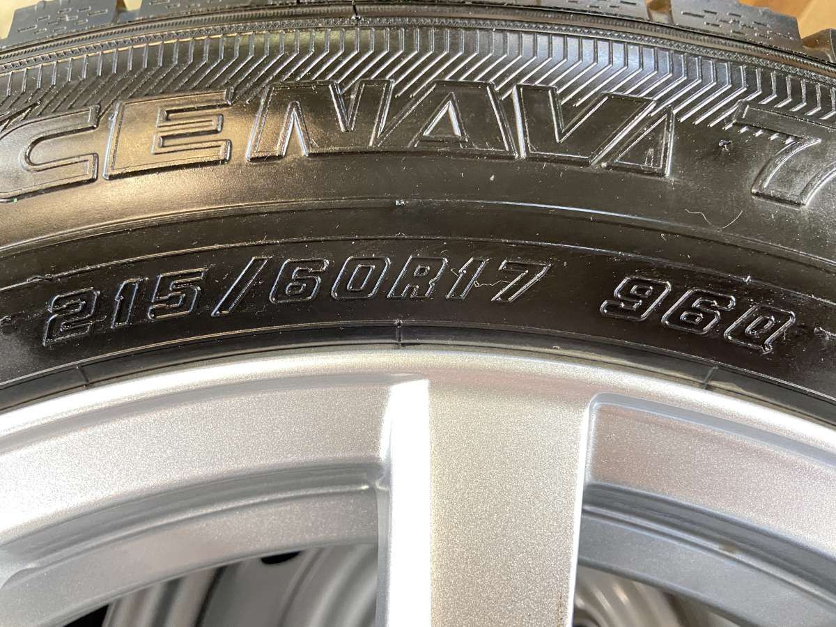 215/60R17  ravrion 7-17+47 5H114.3 17インチ スタッドレスアルミ 4本　22年 215/60R17 ravrion 7-17+47 5H114.3 17インチ スタッドレスアルミ 4本 22