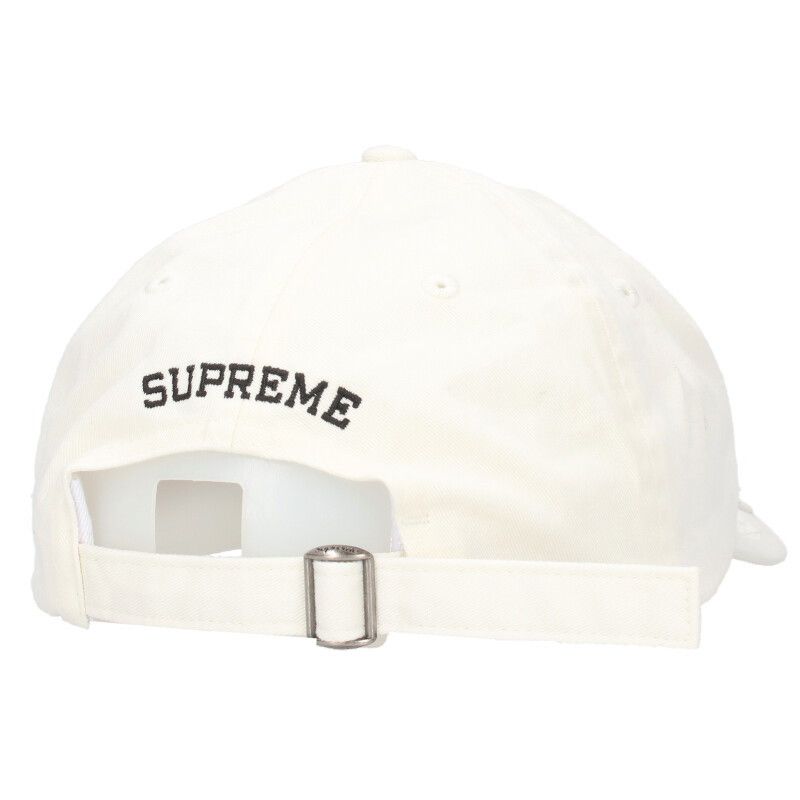 シュプリーム 25SS Leather Applique 6-Panel レザーアップリケ6