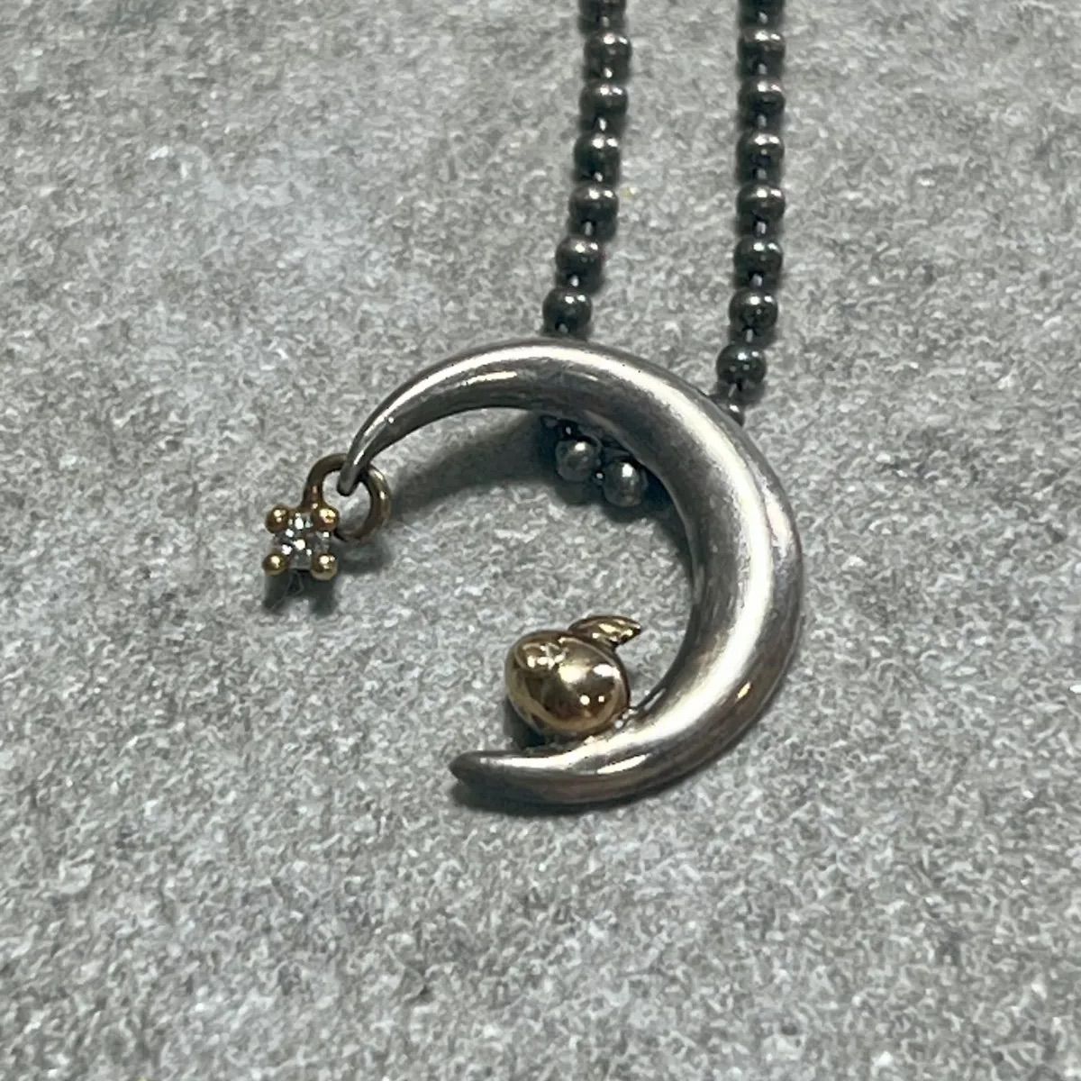 天使の卵 K18 sv925 コンビネックレス - メルカリ