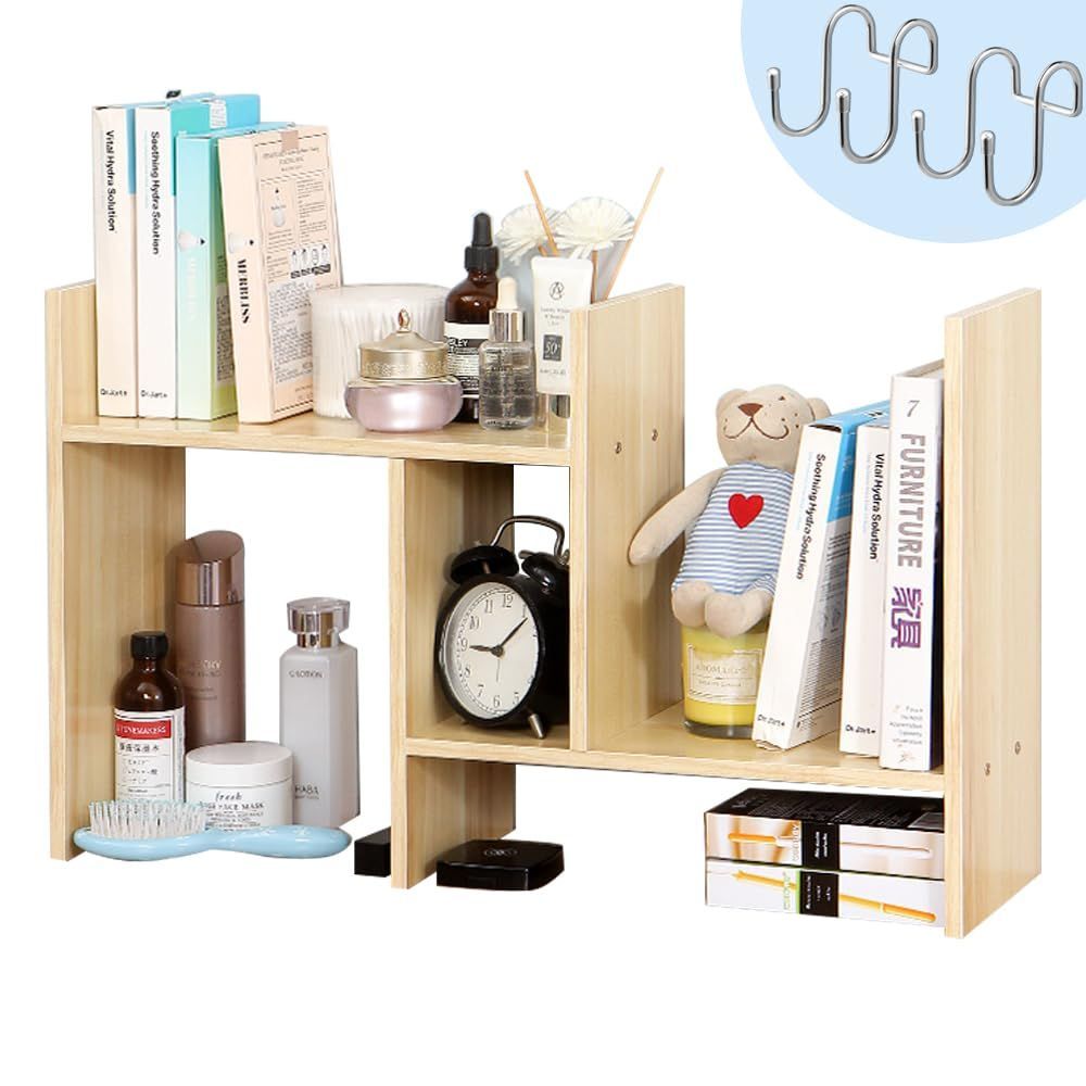 収納棚 絵本棚【日本語取付説明書付属】(胡桃色) ほんだな オフィス