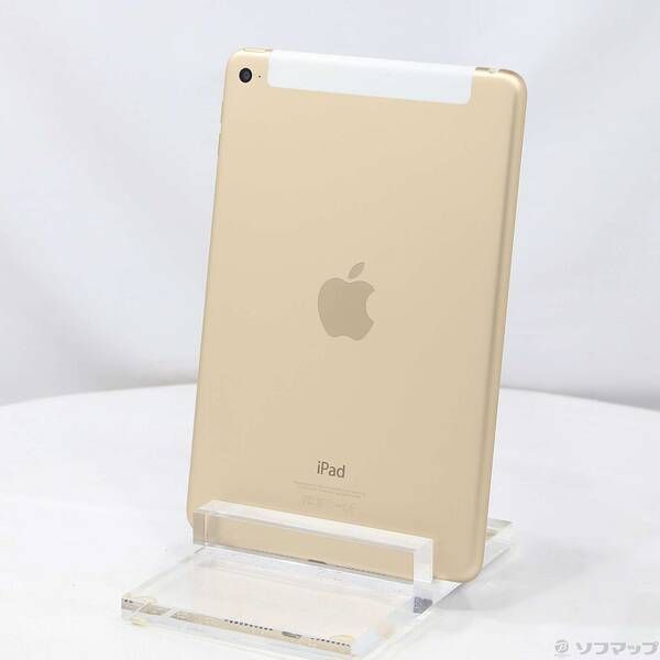 タブレット 〔品〕 iPad mini 4 128GB ゴールド MK782J／A docomo