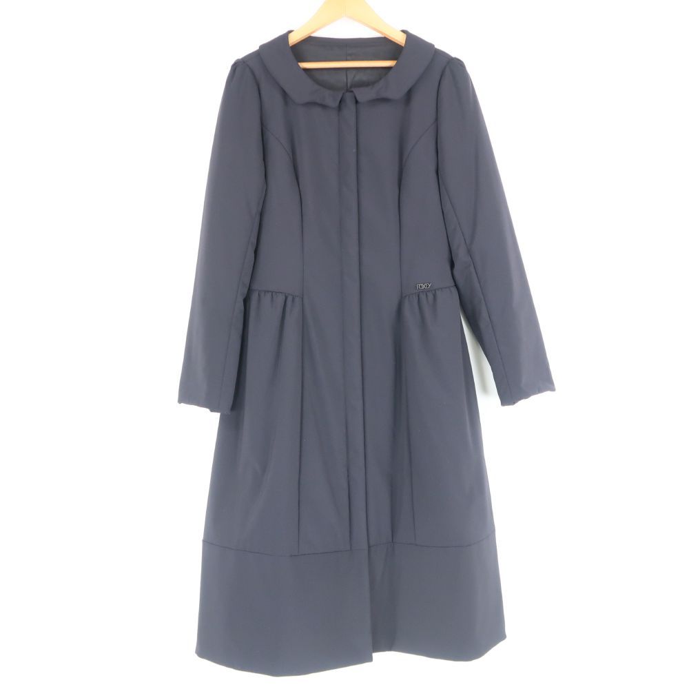 FOXEY NEW YORK フォクシー 32378 コート 38 Sサイズ相当 ポリエステル他 中綿 ジャケット ロング レディース AD681B5