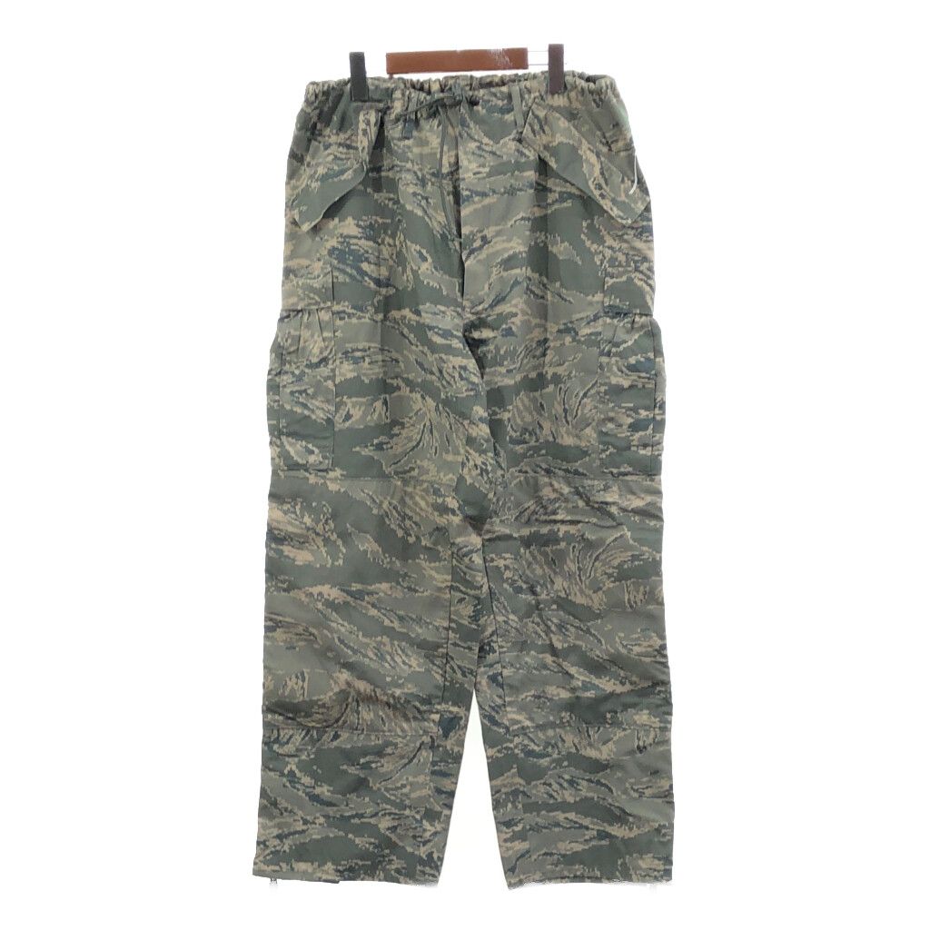 2000年代～ 米軍実物 U.S.AIRFORCE APECS GORETEXパンツ 防水 ミリタリー UCPカモ グレー (メンズ LARGE REGULAR) 中古 古着 Q4383