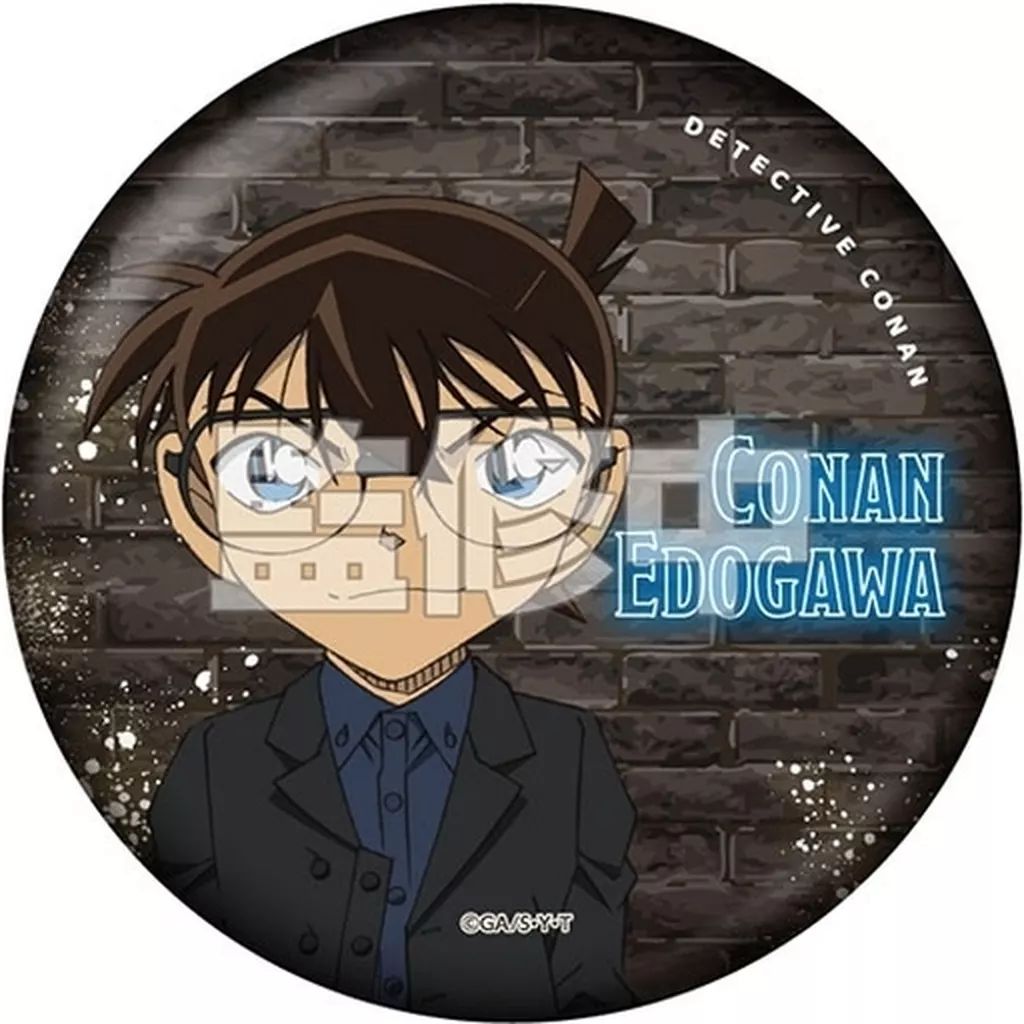 中古】バッジ・ビンズ 江戸川コナン ちょいでか缶バッジ ランウェイ2nd