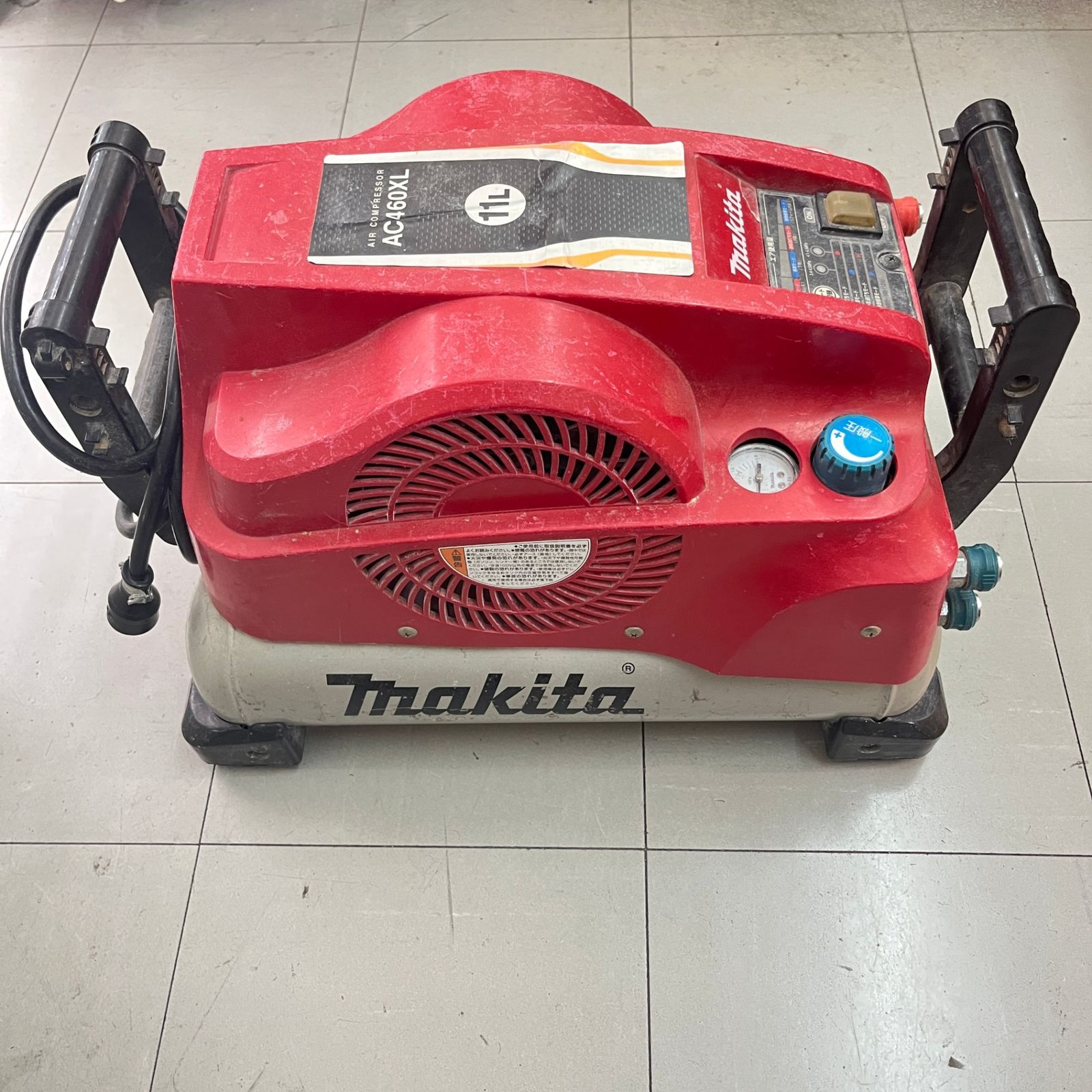 makita マキタ エアコンプレッサー AC460XL 高圧常圧兼用 11L 赤 動作確認済 質屋・リサイクルマート宇部店 - メルカリ