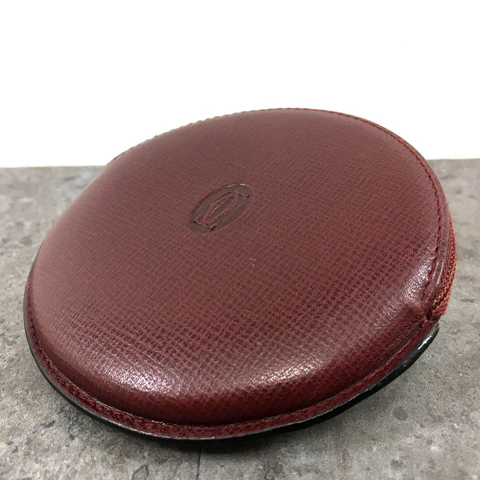 最終価格 未使用品 Cartier コインケース ボルドー 中古・古着通販】Cartier (カルティエ) コインケース ボルドー