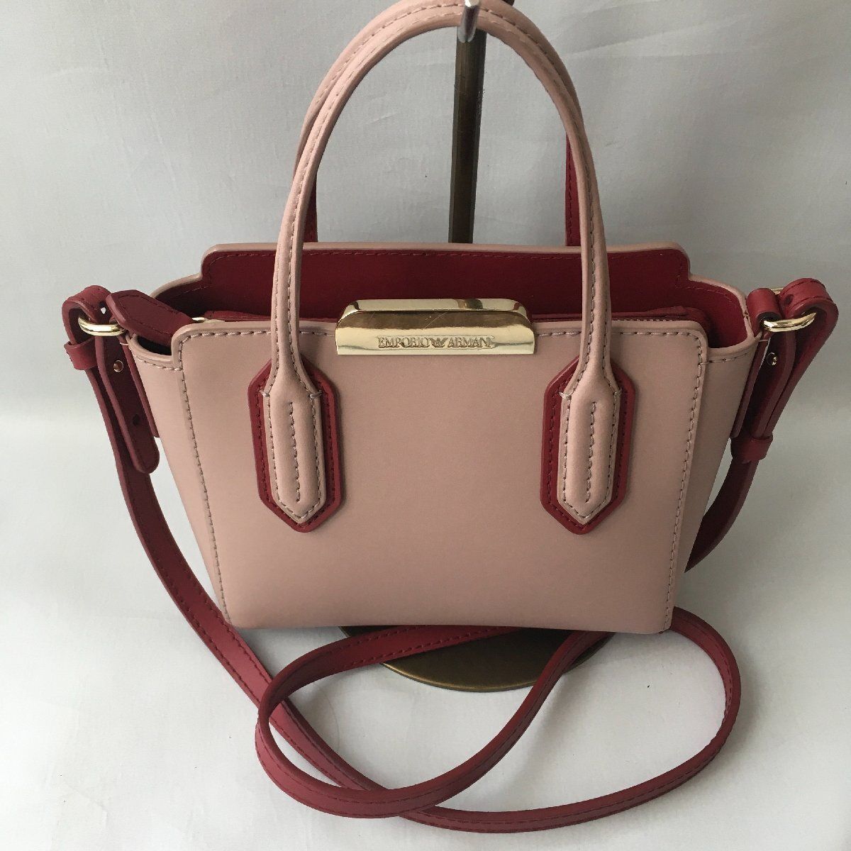 美品 EMPORIO ARMANI(エンポリオアルマーニ) レザー バッグ