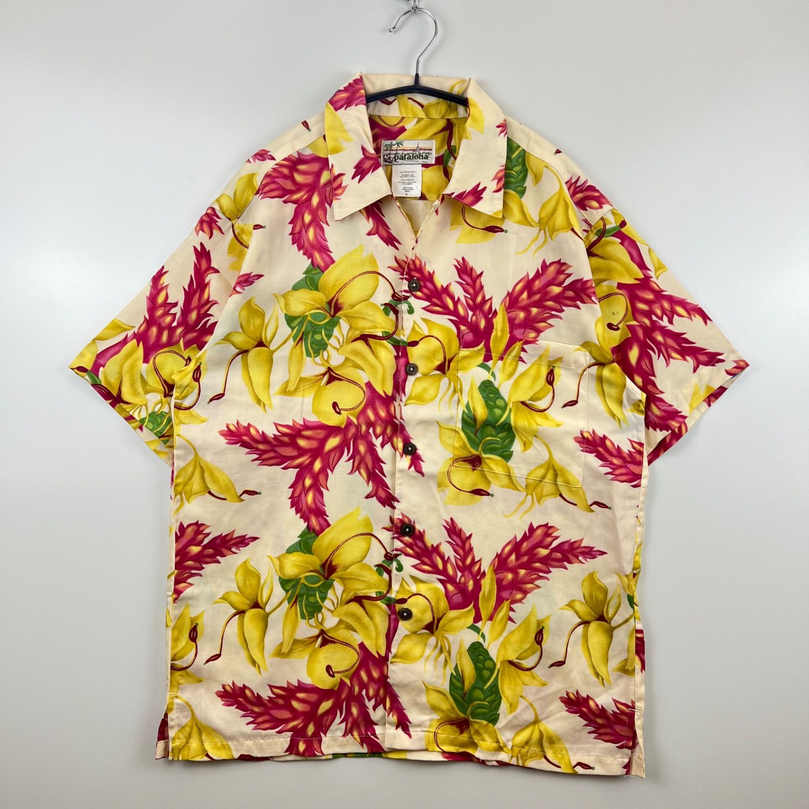 patagonia pataloha 2003 limited aloha shirts red ginger S 52555 パタゴニア パタロハ アロハシャツ レッドジンジャー 総柄