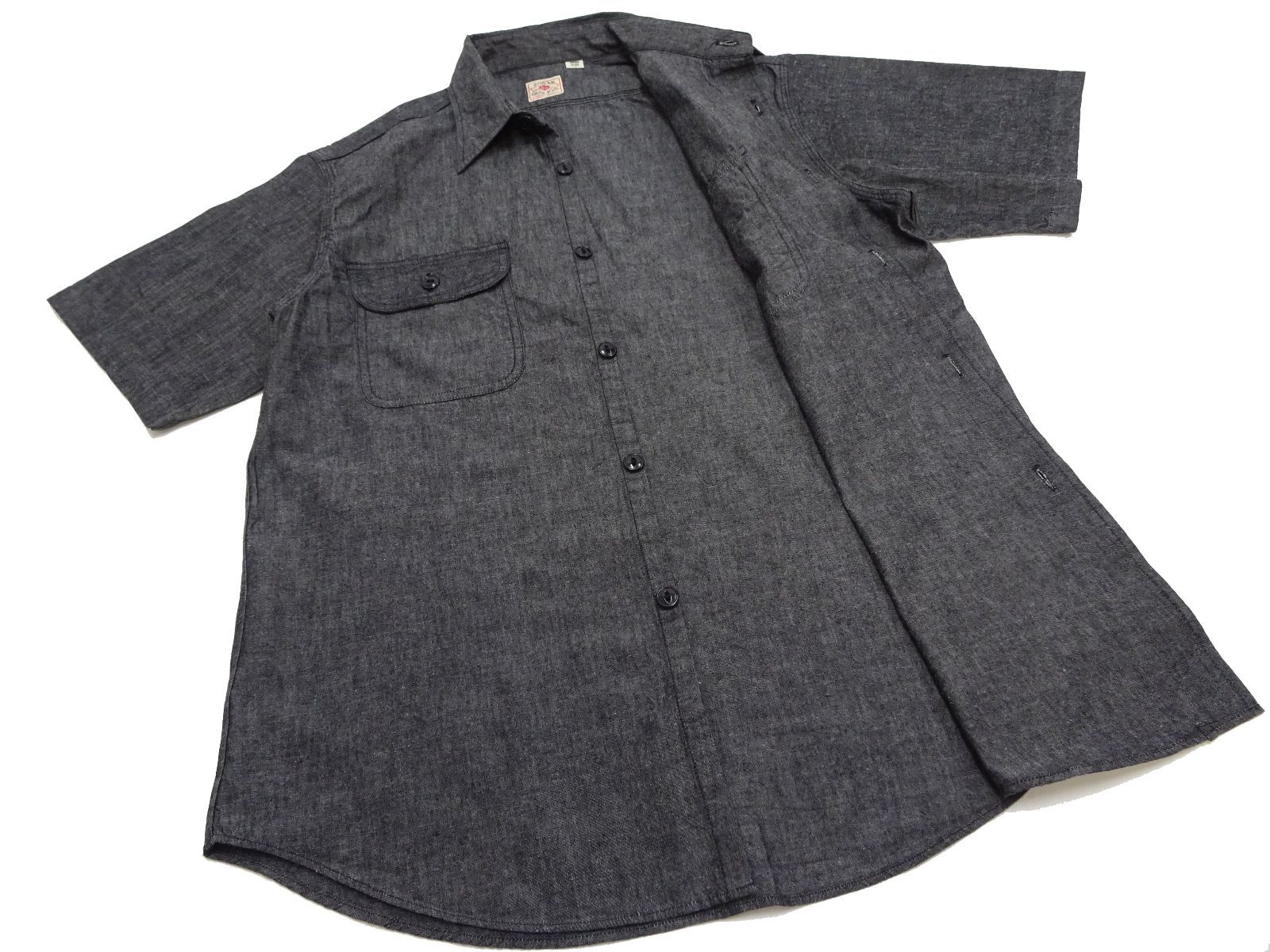 シュガーケーン 半袖シャツ SC39307 シャンブレーシャツ Sugar Cane
