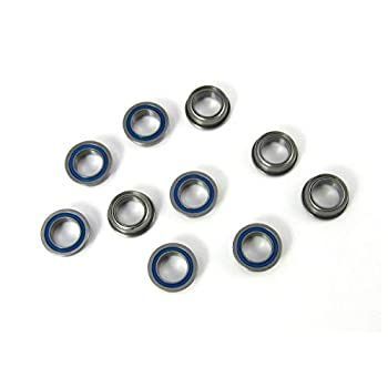 1/4x3/8x1/8 Flanged Precision Ball Bearings ABEC 5 Hybrid Seals (10)