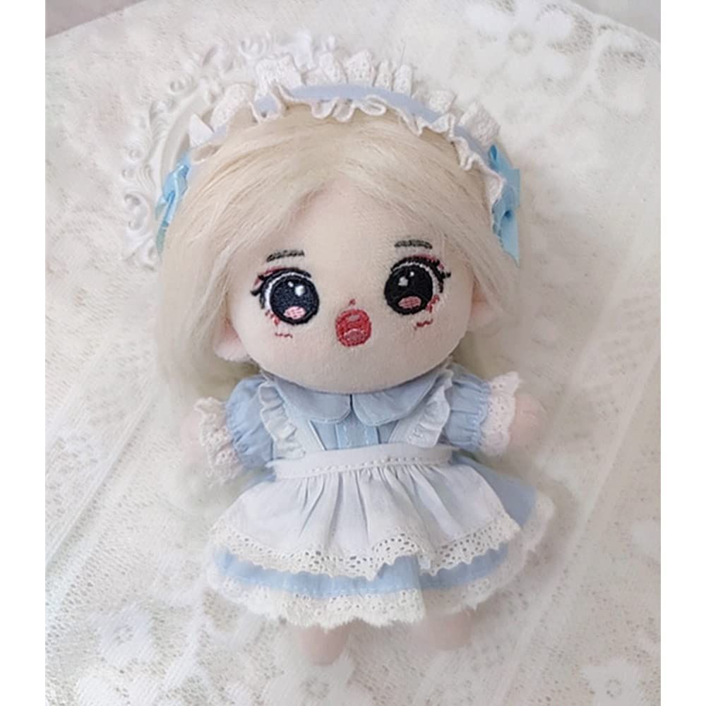 スタイル:LightBlue】服 メイド ドレス 綿人形服 着せ替え ぬいぐる