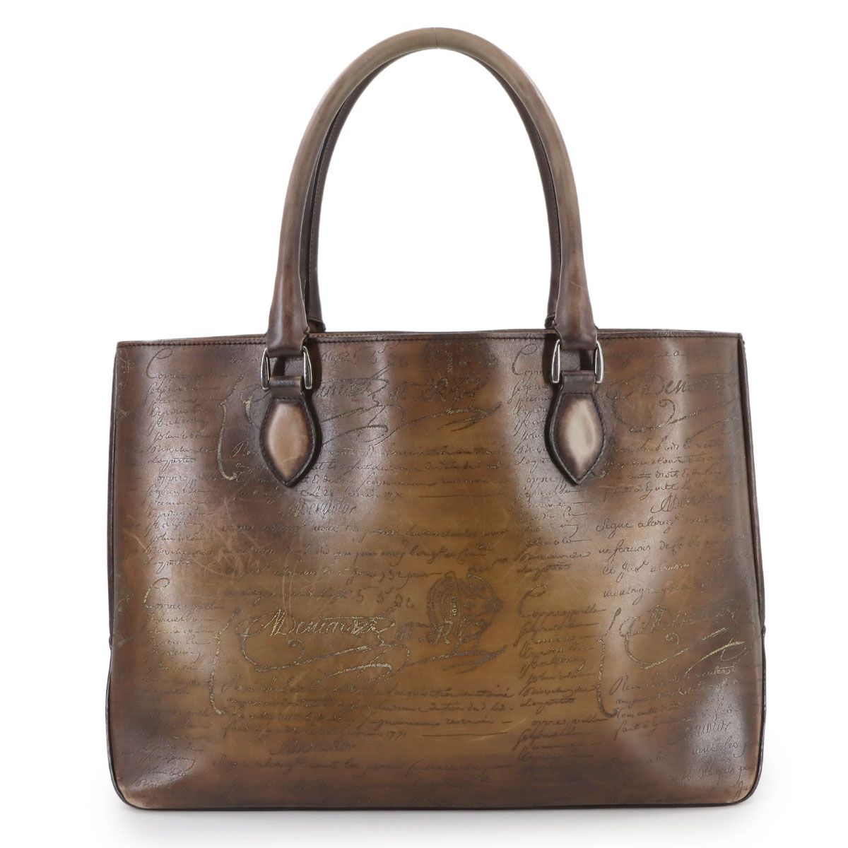 Berluti ベルルッティ トゥジュール カリグラフィ スクリット レザー Berluti 【良品】ベルルッティ カリグラフィ トゥジュール