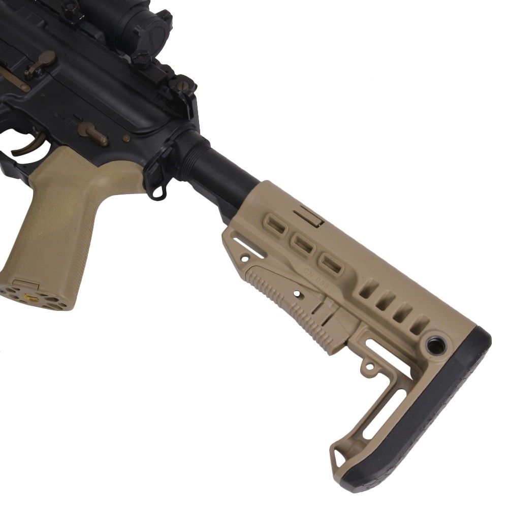DLG TACTICAL バットストック TBSコンパクト AR15対応 コマーシャル ベージュ