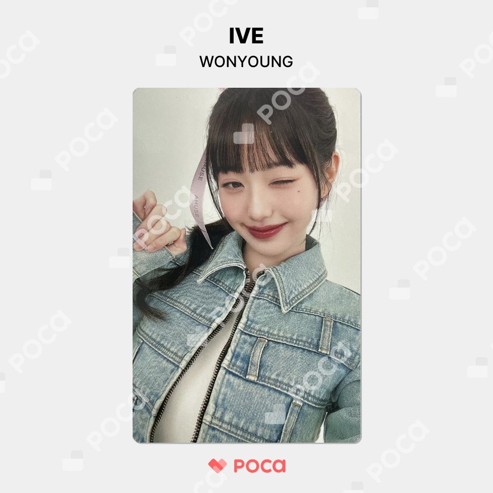 IVE IVESCOUT vip アプグレ トレカ ウォニョン IVE SCOUT ファンコン VIPアプグレ特典 ウォニョン トレカ