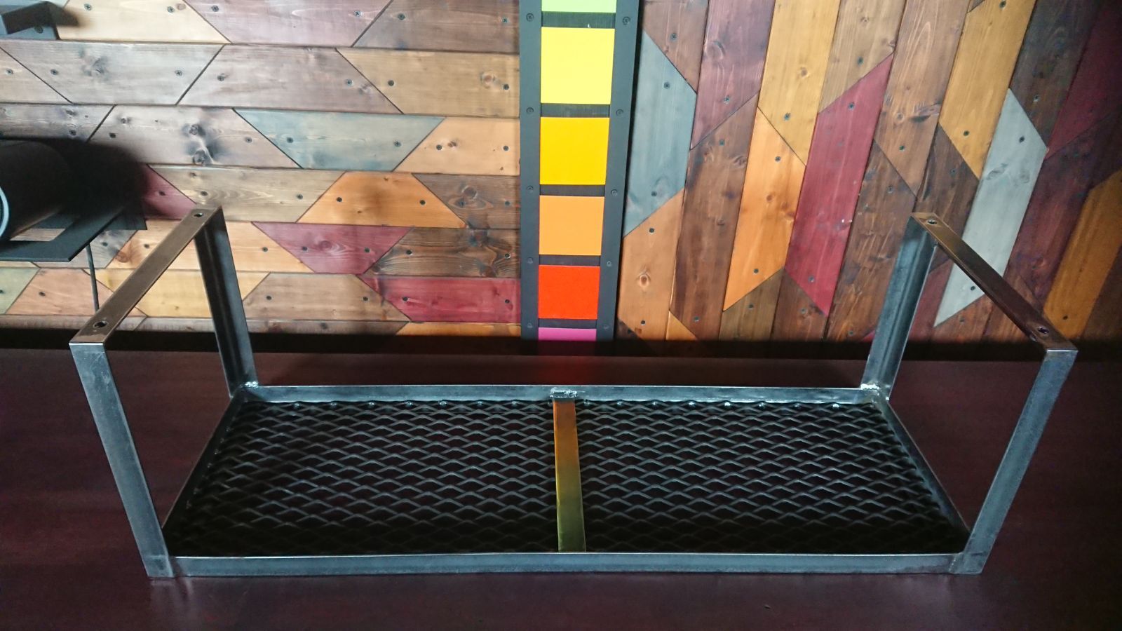 無塗装でアイアンなシューズラック♪ 300×900×300mm Π型