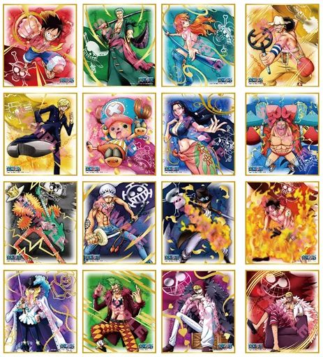 中古】紙製品(キャラクター) 全16種セット 「ワンピース ビジュアル 