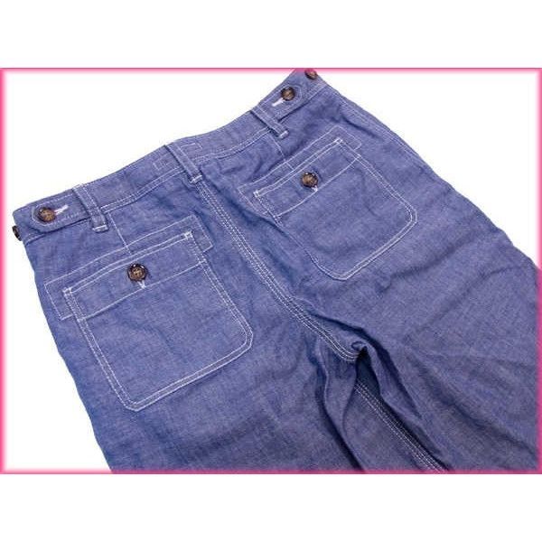 バーバリー　チルドレン　10Ｙ　140サイズ　ネイビー バーバリー・チルドレン パンツ ハーフ丈 キッズ140・10Y ロゴ ブルー