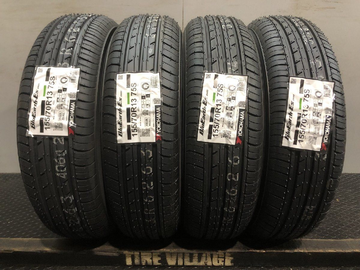 新品 YOKOHAMA BluEarth-Es ES32 155/70R13 13インチ 夏タイヤ 4本 22