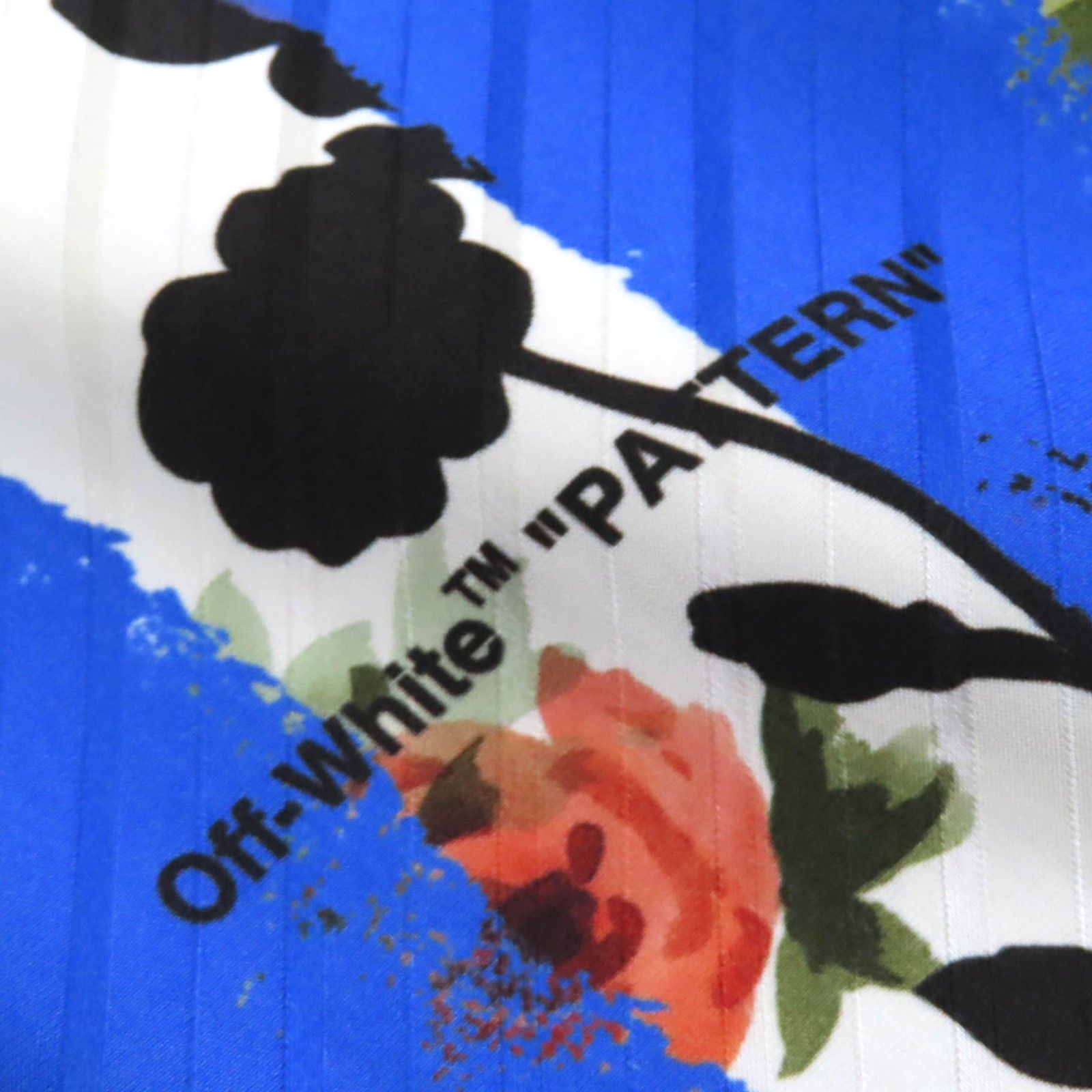 フラワーデザイン ボウリングシャツ