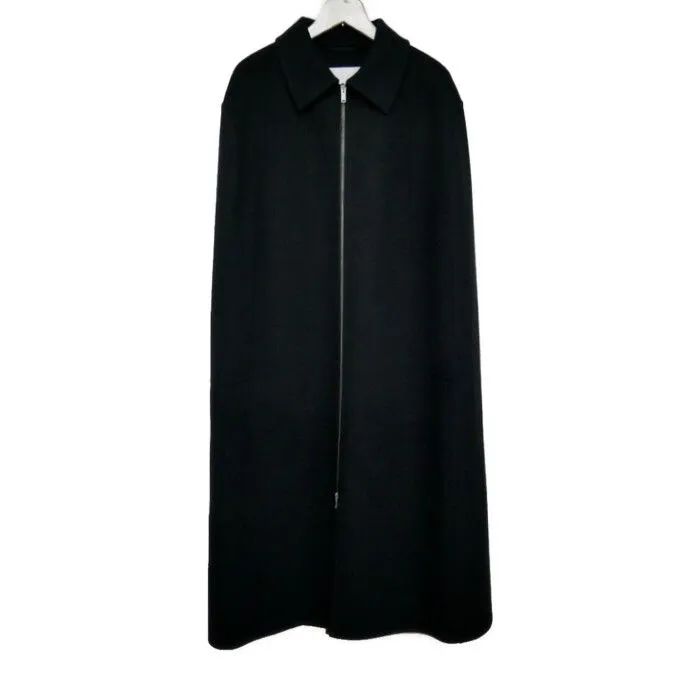 Gucci ブラックニット ポンチョ・ケープコート タートルネック 楽天