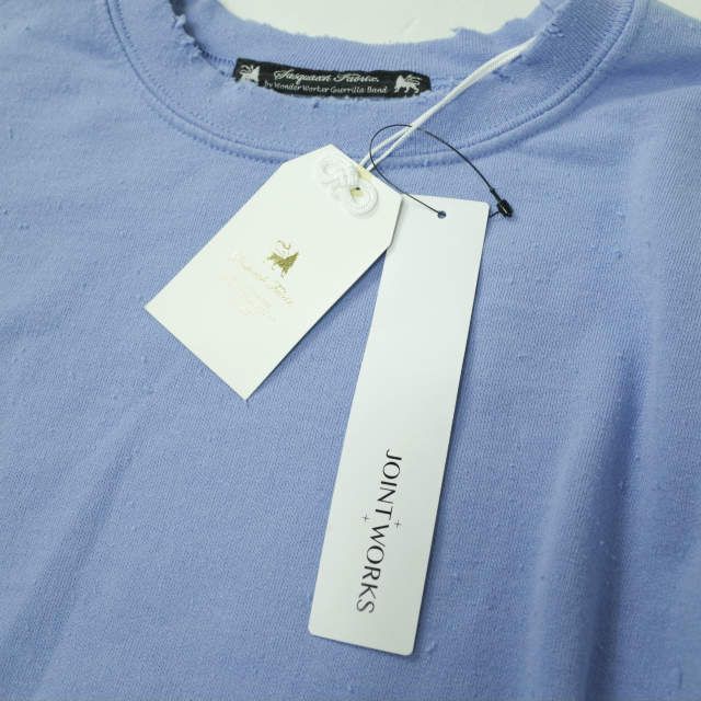新品 SASQUATCHfabrix. ダメージ加工ショートスリーブスウェット