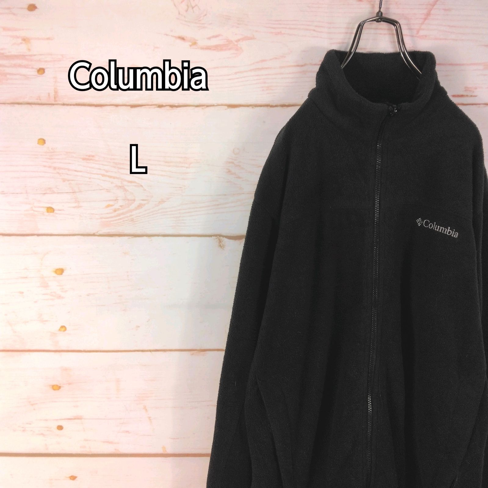 Columbia コロンビア フリースジャケット ワンポイントロゴ 刺繍 