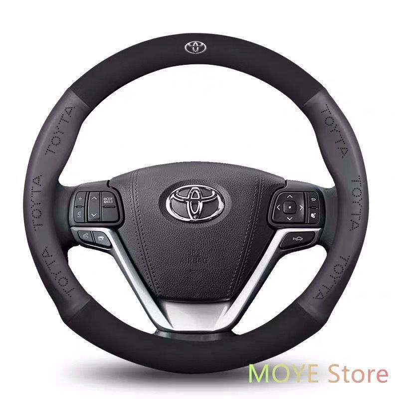 新品！トヨタ Toyota O型 ハンドルカバー 軽自動車 穴付き通気滑り止 毛皮 ステアリングホイールカバー 番号01 全車種対応 Alphard Vellfire クラウン カローラ C-HR プラド ノア80系