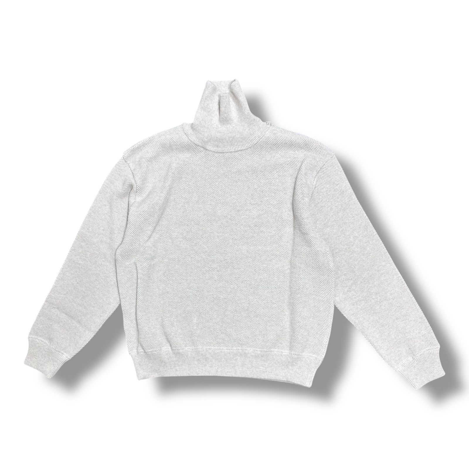 参考上代20900円 未使用品 crepuscule Moss Stitch Turtle Neck モス 