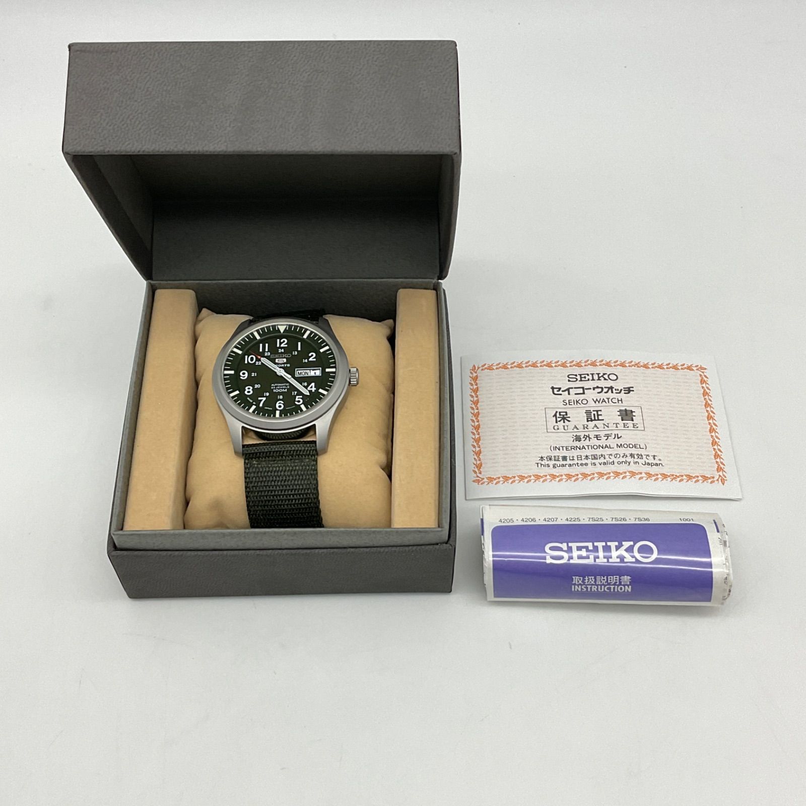 SEIKO セイコー 5 ファイブ SPORTS SNZG09K1 7S36C メンズ