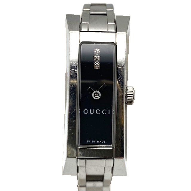 GUCCI グッチ レディースウォッチ 110 3Pダイヤ SS