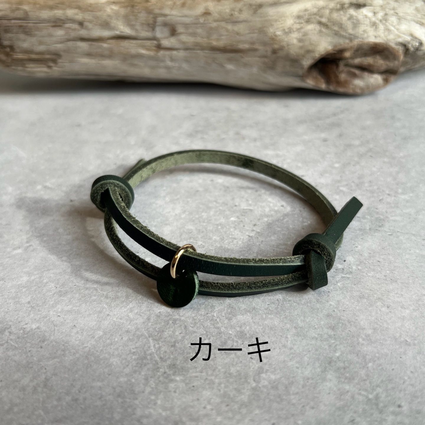 CC SKYE レザーブレスレット ブラウン 新品 本革 メンズ レディース 