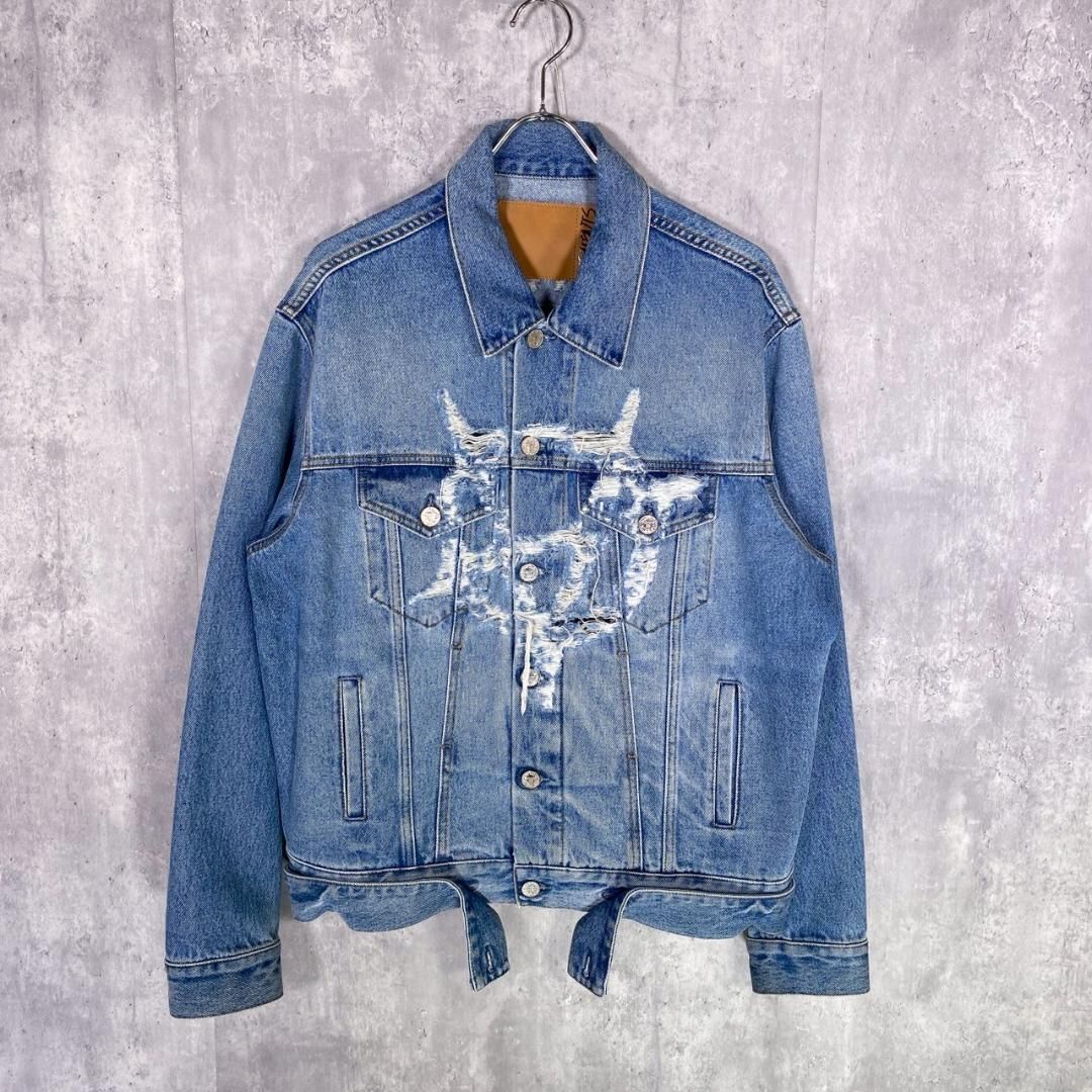 VETEMENTS』ヴェトモン (S) アナーキーデニムジャケット ジージャン